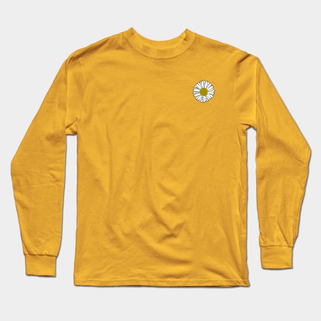 Cute Little Daisy Long Sleeve T-Shirt by Mavis Fox